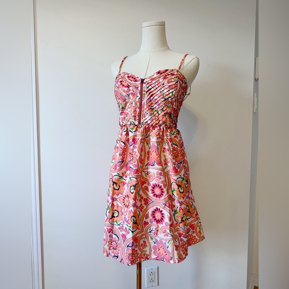 Roxy sunny summer neonwomen dress with adjustsble strap small - Picture 1 of 9